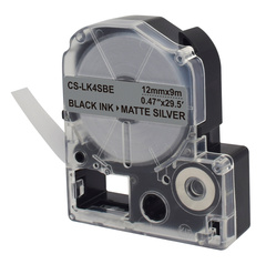 Картридж ленточный Cactus CS-LK4SBE черный для Epson LW300, LW400, LW700, LW600P, LW1000P, K400, Z700, Z900