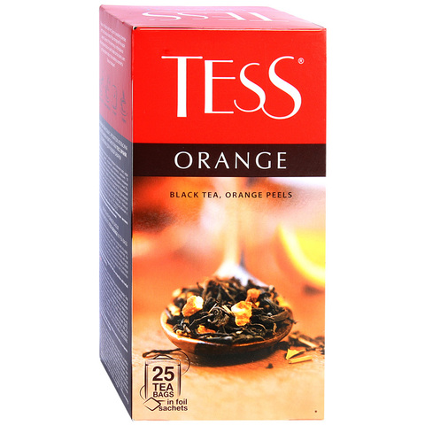 Чай черный "Tess" Orange 25*1,5г