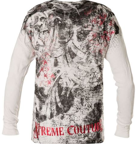Xtreme Couture | Пуловер мужской BRAVADO L/S THERMAL X1756 от Affliction спина