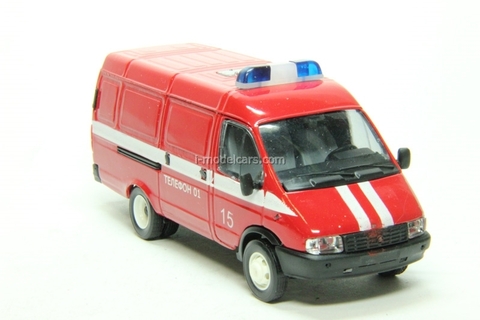 GAZ-2705 Gazelle van Fire brigade Agat Mossar Tantal 1:43