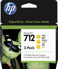 Набор 3-pack HP 3ED79A желтый для HP DesignJet T210/T230/T250, HP DesignJet T630/T650, HP DesignJet Studio. 3*29 ml