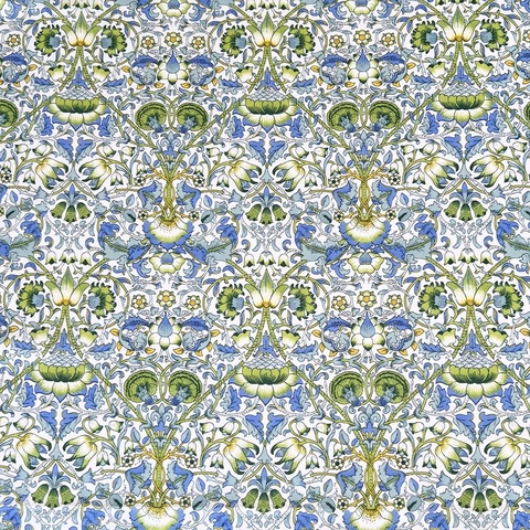 НЕБЕСНЫЙ ЛОТОС, У. МОРРИС, 100% хлопок