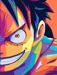 Картина по номерам Луффи Ван Пис