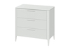 Комод Type 3 ящика ширина 90 см (белый)