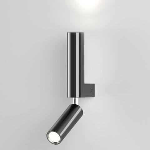 Настенный светодиодный светильник Pitch 40020/1 LED черный жемчуг