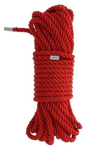 Красная веревка DELUXE BONDAGE ROPE - 10 м. - Dream Toys Blaze 21530