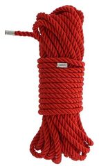 Красная веревка DELUXE BONDAGE ROPE - 10 м. - 