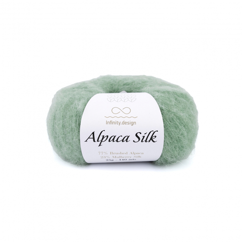 Пряжа Infinity Alpaca Silk 9052 шалфей