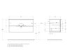 Cezares CZR-NAT-60-LVB Раковина керамическая 60 см