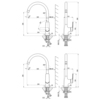 Lemark LM11405C Смеситель Lemark Verba для кухни (LM11405C)
