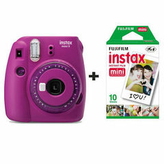 Fotoaparat Fujifilm Instax Mini 9 Instant Camera in Clear Purple with 10 Shots