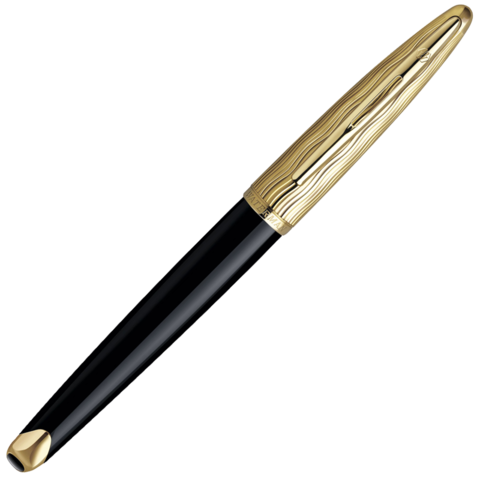 Ручка перьевая Waterman Carene Essential Black GT, F (S0909750)