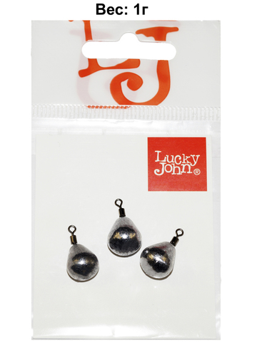 Грузa Lucky John JIG RIG 1г, уп. 3шт