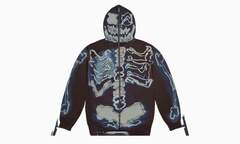 Travis Scott Cactus Jack For Fragment Skeleton Graffiti Full Zip Hoodie "Multi"