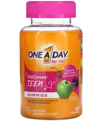 One a day, For Her, VitaCraves, для подростков, 60 жевательных таблеток