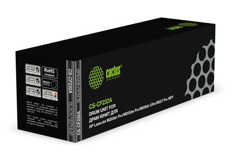 Фотобарабан (Drum-Unit) Cactus CS-CF232A (HP 32A) черный для HP LaserJet M203dn Pro, M203dw Pro, M206dn Ultra, M227 Pro MFP, M227fwd Pro MPF, M227sdn Pro MPF, M230fdw Ultra, M230sdn UltrA (23'000 стр.)