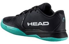 Детские теннисные кроссовки Head Revolt Pro 4.0 Clay - black/teal