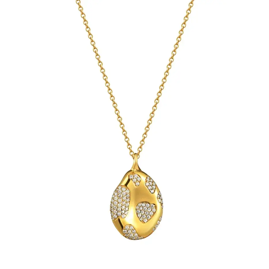 

Колье Mini Mushroom Cap Necklace - Gold