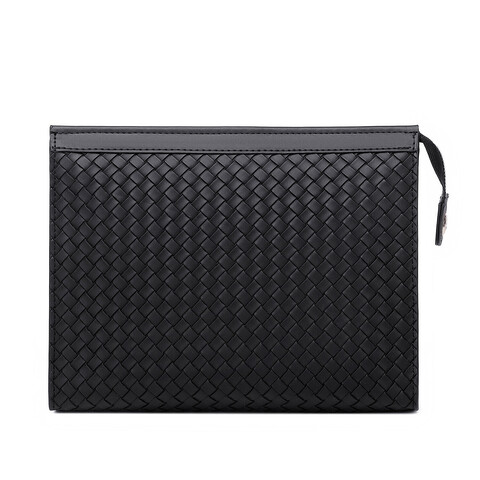 Клатч кожаный Bottega Veneta чёрный