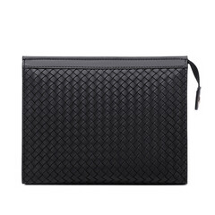 Клатч кожаный Bottega Veneta чёрный