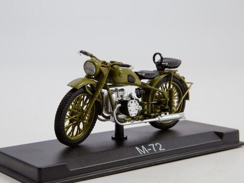 Motorcycle M-72 khaki 1:24 Our Motorcycles Modimio Collections #7