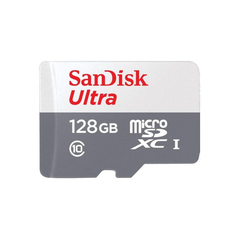 Карта памяти SanDisk Ultra microSDXC UHS-I Cl10, SDSQUNR-128G-GN6MN