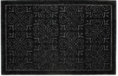 Коврик влаговпитывающий Лилия черный