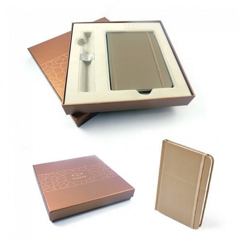 Подарочная коробка Parker 2015 с блокнотом (1935081)