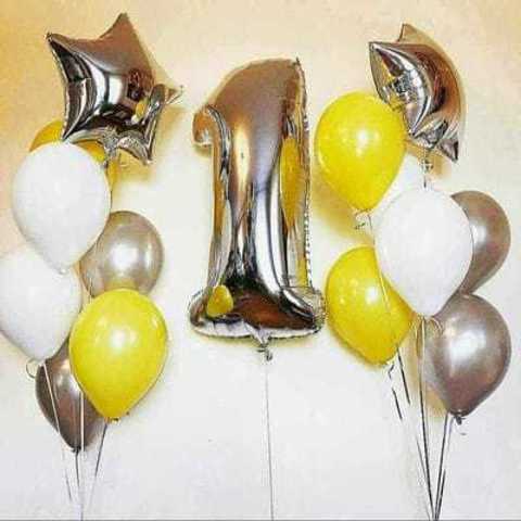 воздушные шары ребенку на годик, гелиевые шары на день рождения 1 год