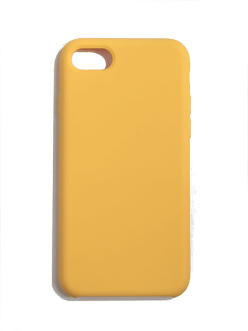 Чехол для iPhone 7+/8+ Софт тач мягкий эффект / микрофибра желтый