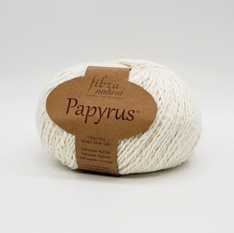 Пряжа Fibra Natura Papyrus 229-02 молочный