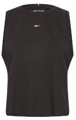 Женский теннисный топ Tommy Hilfiger Performance Mesh Racer Tank - black