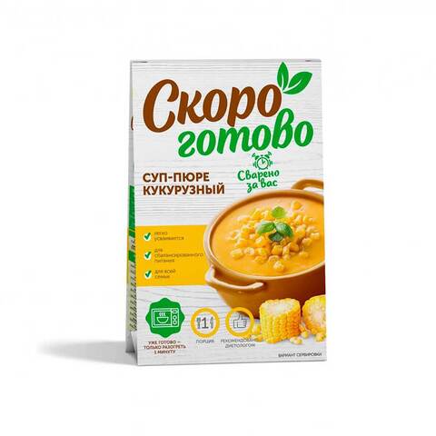 Суп-пюре кукурузный 'Скоро Готово', 250г