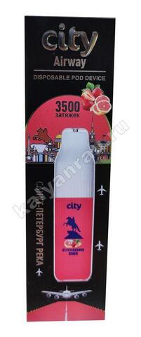 City Airway St Petersburg River Грейпфрут Клубника 3500 затяжек