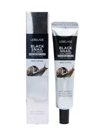 Lebelage Black Snail Derma Eye Cream Крем для области вокруг глаз с экстрактом черной улитки