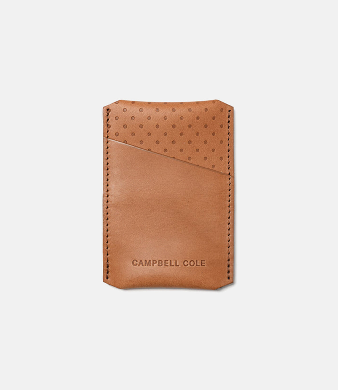 Campbell Cole Simple Card Holder Tan — картхолдер из кожи