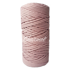 White our polyester cord 5 mm