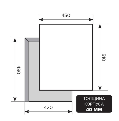 Варочная панель газ GVG 430 BL lex