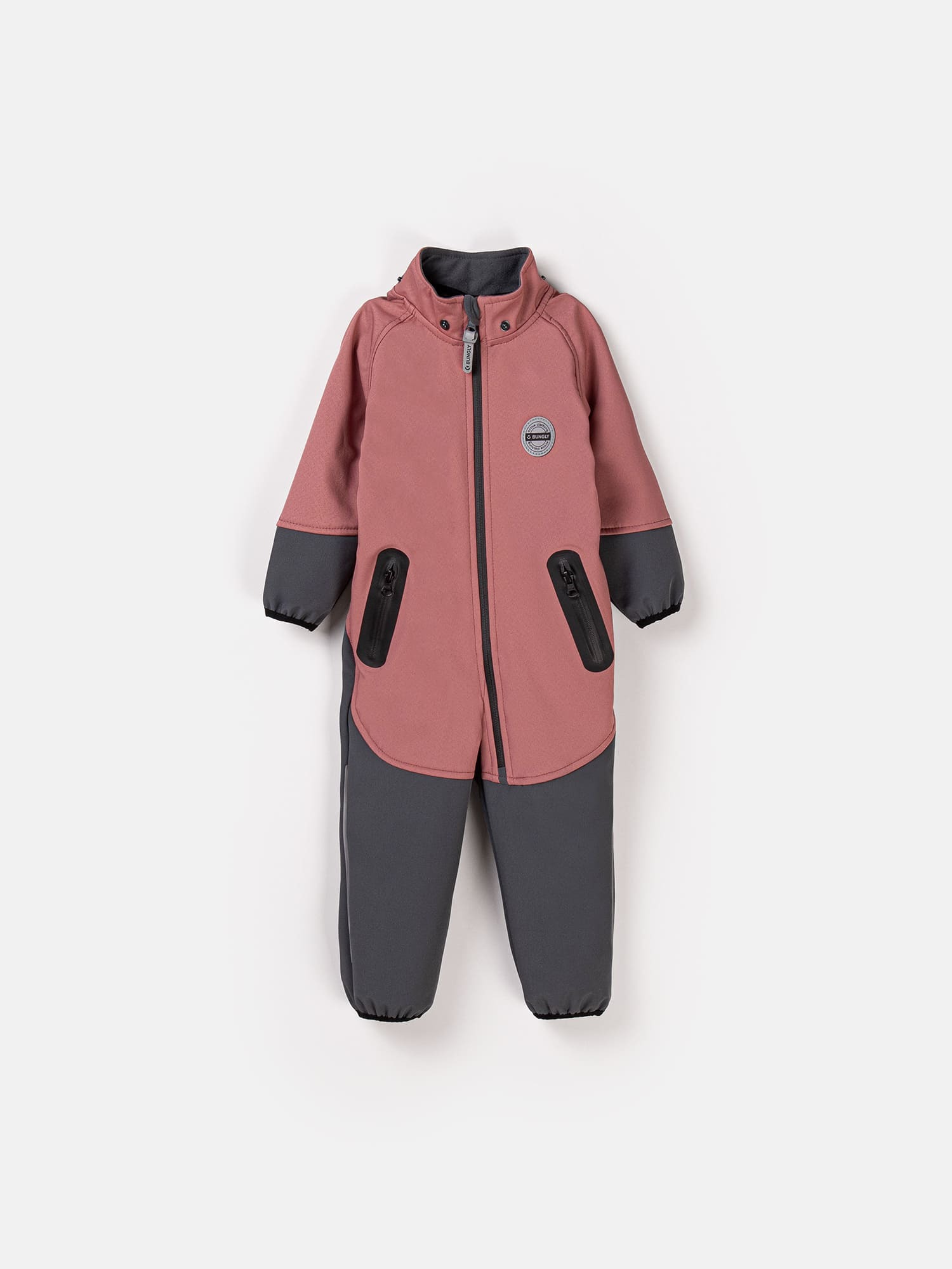 комбинезон softshell демисезонный "пепельная роза"  со скидкой