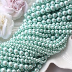 Майорка нежно-зелёная 6 мм, 1 нить, МА145