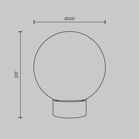 Настольная лампа Maytoni Basic form MOD321TL-01G3