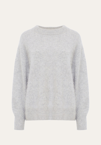 Свитер из пушистого кашемира