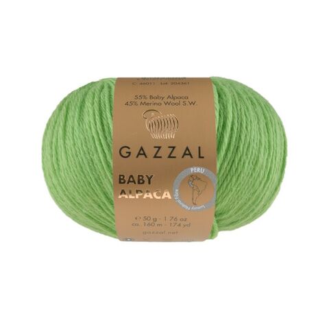 GAZZAL BABY ALPACA (45% мериносовая шерсть файн супервош, 55 % беби Альпака, 50г/160м)