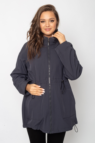 Куртка для беременных 17172 темно-серый