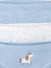 набор трусы/ уп  для девочки  К 1978-3уп/небесно-голубой,белый,звездочки Ал