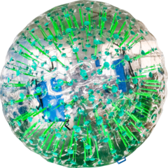 Светящийся зорб «Вселенная»,зеленый, ТПУ, диаметр 3 м