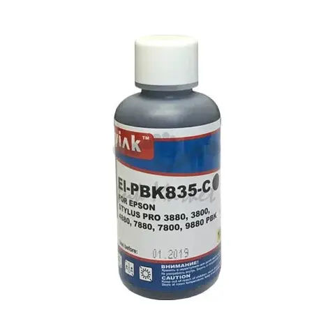 Чернила EI-PBK835 EverBrite™ MyInk для EPSON (T0591) St Pro R2400/2880/ 3000, 3800, 7800, 9800, 7880, 9880 (100мл, photo black, Pigment)