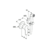Комплект гигиенического душа со смесителем Kludi Zenta SL 489990565