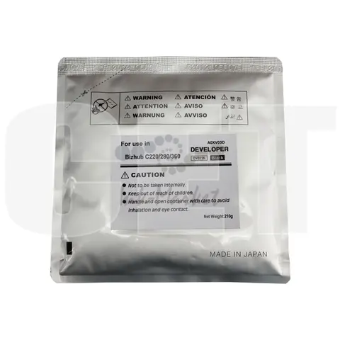 Девелопер для KONICA MINOLTA Bizhub C220/C280/C360 (CET) Black, 210г/пак, 570000 стр., CET8436