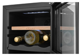 Винный шкаф Zugel ZCWF184DB черный